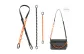 Orange Acrylic Shoulder Strap+Acrylic Decorative Chain