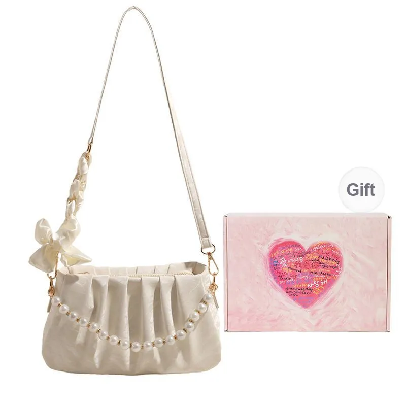 NATTY PU Crossbody Bag Shoulder Bag Regular Women's Ecru/Pink/Black/Khaki-20