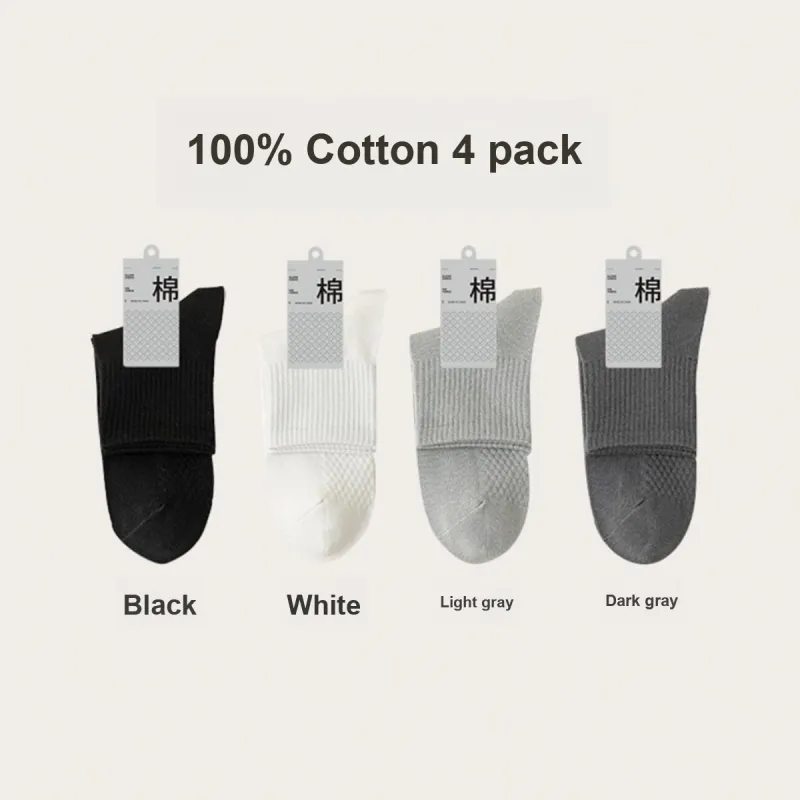 LoveEsteem Mid Calf Socks Men's 4 Pack-2