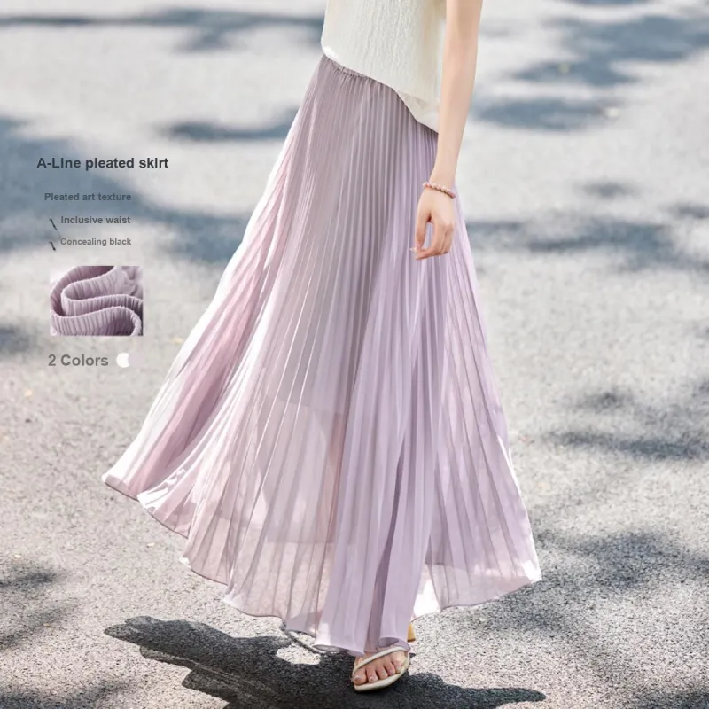 SENTUBILA Casual Long Skirt Women's-7