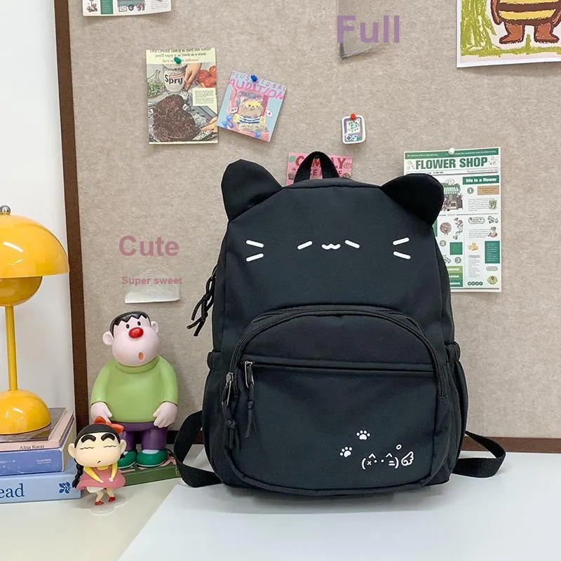 SUN EARTH &U Nylon Fabric Backpack Unisex Multicolor-1