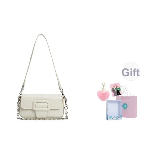 MERIMIES Сумка через плечо из искусственной кожи среднего размера женская цвет Pistachios белый