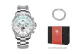 Silver Case Steel Band[Cuban Keel Bracelet]
