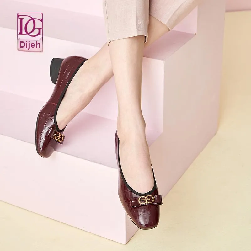 DG Women's Casual Shoes Women's Black/Maroon-3