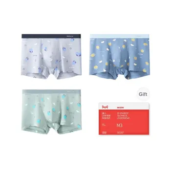 MIIOW Underpants Men's Shopping Bag 3 Pack