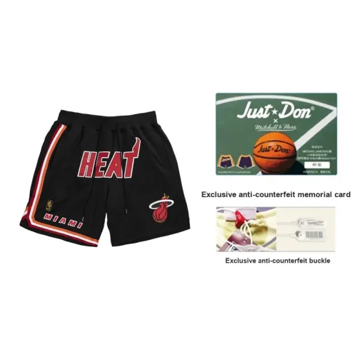 Mitchell Ness x JUST DON Баскетбольные шорты Унисекс Черный