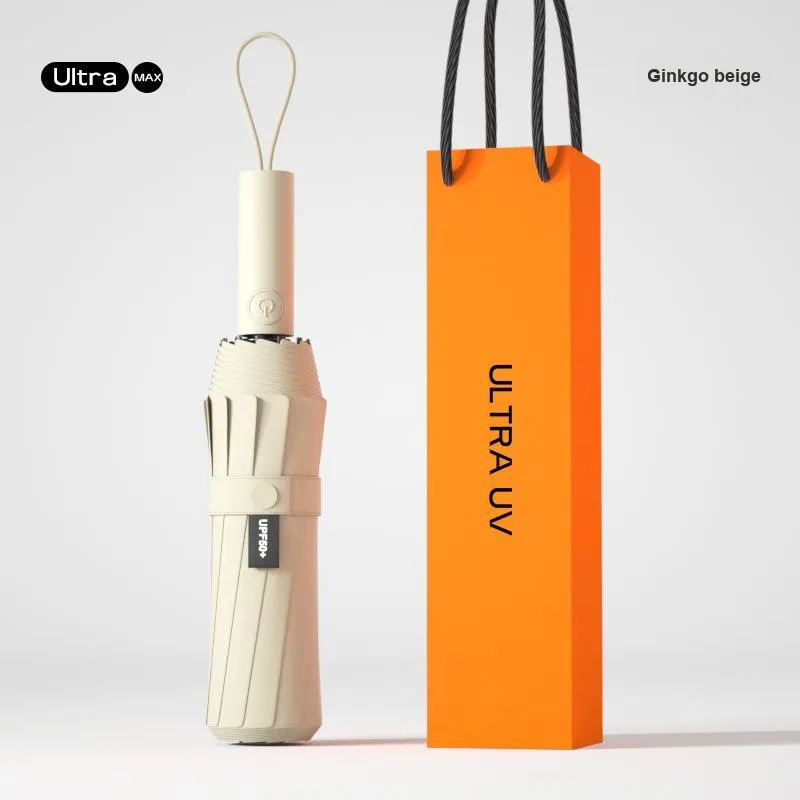 Baudini Fully Automatic Umbrella Sunny And Rainy Dual Use Sun Umbrella With 24 Ribs Storm Resistant Large Umbrella-6
