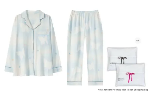 WANANNI Pajama Set Women's Gradient Blue