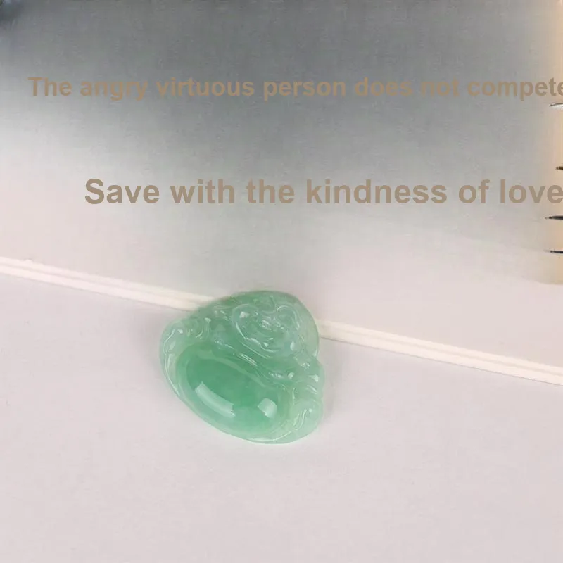 Clear Snow Glutinous Jade Jadeite Necklaces Unisex-1