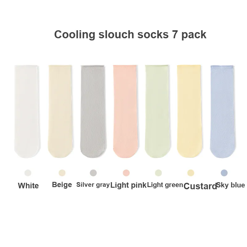 7 SEVFUN Mid Calf Socks Women's Combo Set-33