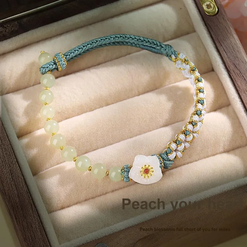 Fu Ru Ji Hetian Jade Bracelets White Jade/Pale Greenish White Jade Women's-6