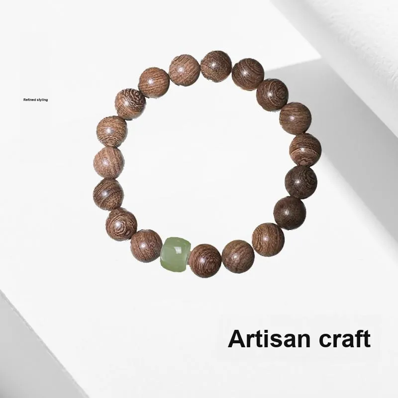 Blooming Petals Golden Sandalwood Bracelets Unisex-2