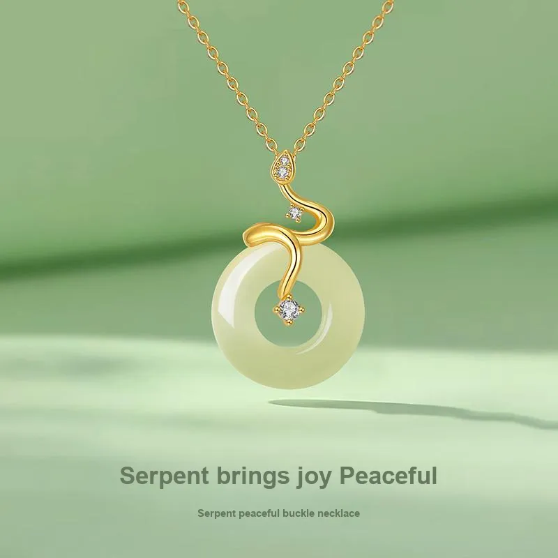 PARAS KORS Necklaces Pale Greenish White Jade Women's-2