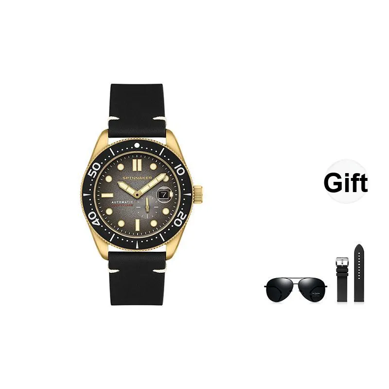 SPINNAKER Wrist Watch Automatic Mechanical Movement Gray Dial Men's Watches-0