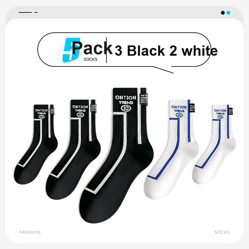 ROBINHOOD Mid Calf Socks Men's 5 Pack-5