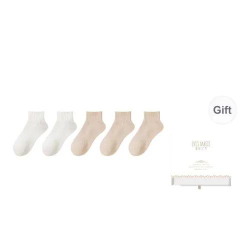 XIA.WA.ZHI.XIU Ankle Socks Women's Box 5 Pack