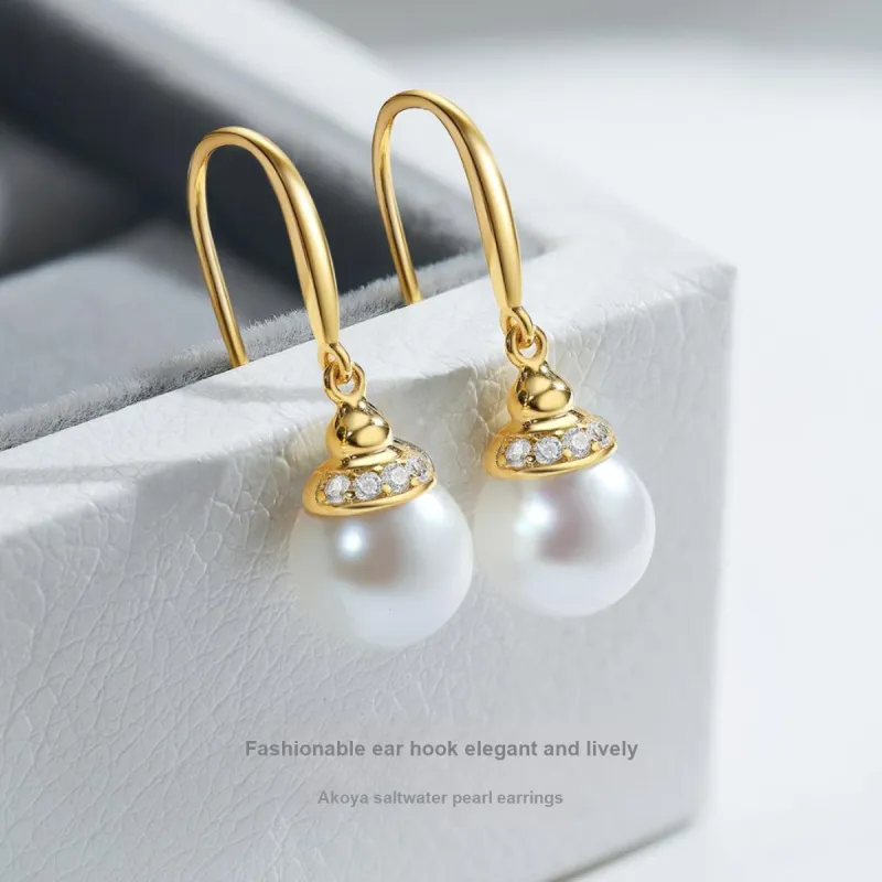 ME LUXE Pearl Earrings Women's-2