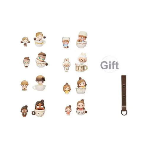 POP MART Коллаборация Skullpanda Молли Labubu Dimoo CRYBABY Crying Кукла PINOJELLY Zsiga Коллекция Coffee Factory