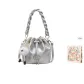 Silver+Shopping Bag