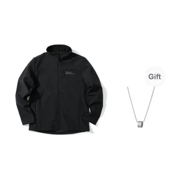 Jack Wolfskin City Outdoor Collection Jackets Coats Men's Black Comes With Accessory