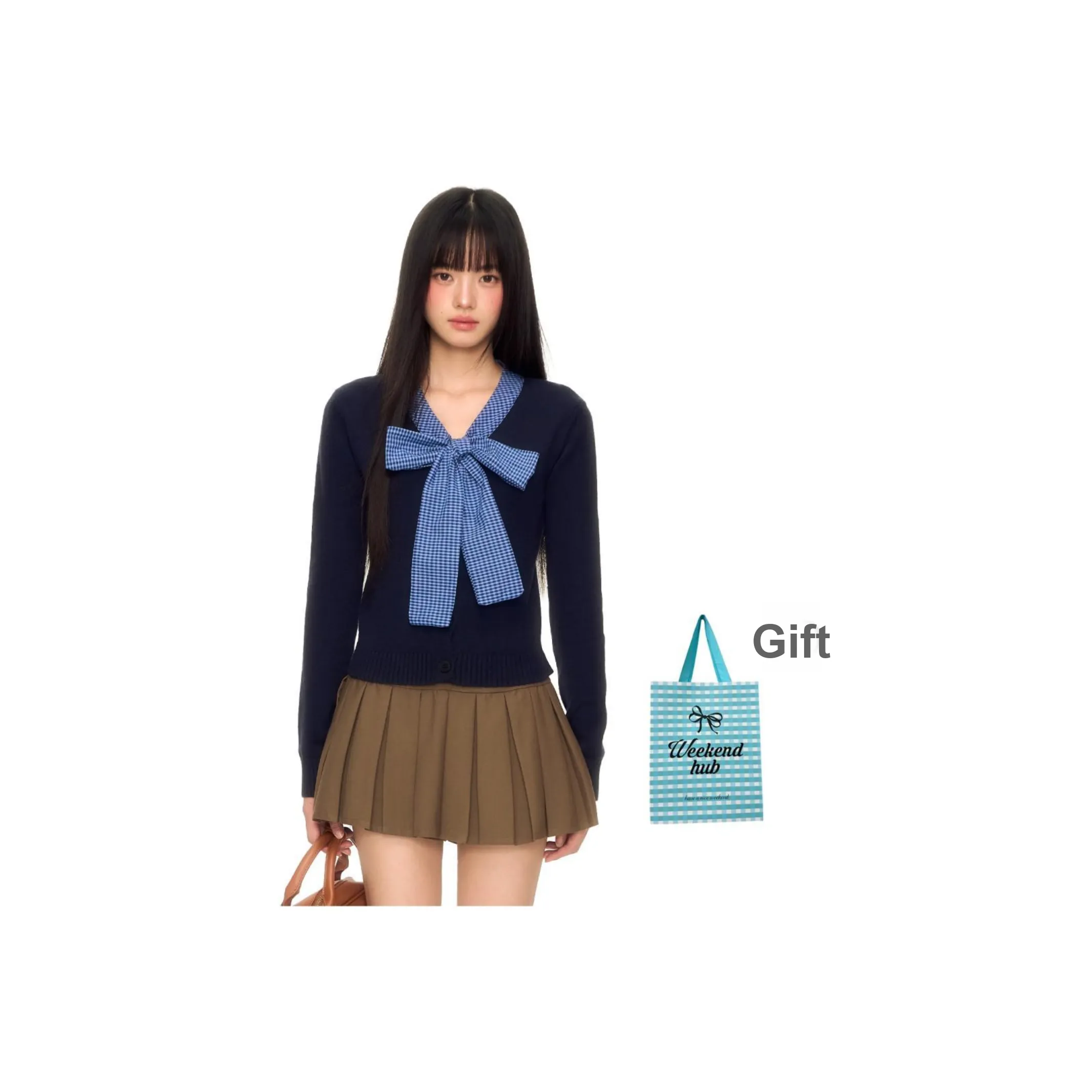 WEEKEND HUB Длинный рукав Ранний ОСЕННИЙ Трикотаж Женский