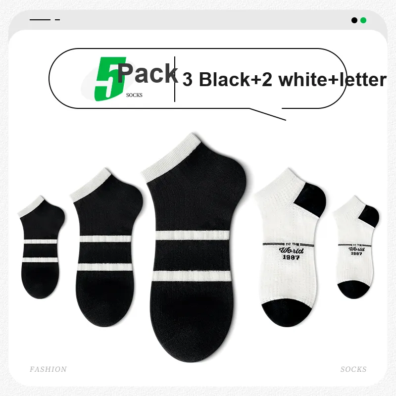 ROBINHOOD Ankle Socks Women's 5 Pack-7