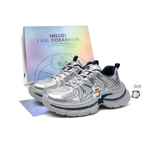 DoraemonA Низкий топ толстая подошва кроссовки женские