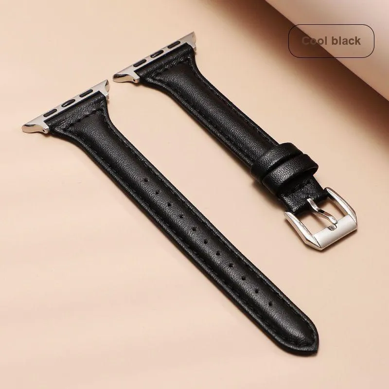 CHENSONG Apple Compatibility Watch Band Leather-9