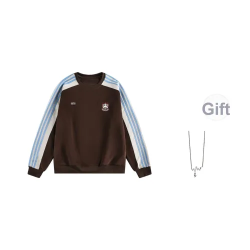 Giyu Коричневый В комплекте с ожерельем Женские свитшоты