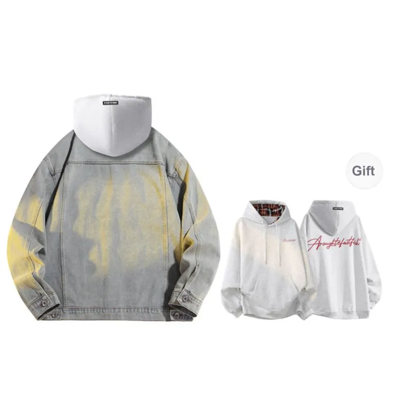 FASTFISH Denim Jackets Unisex-9