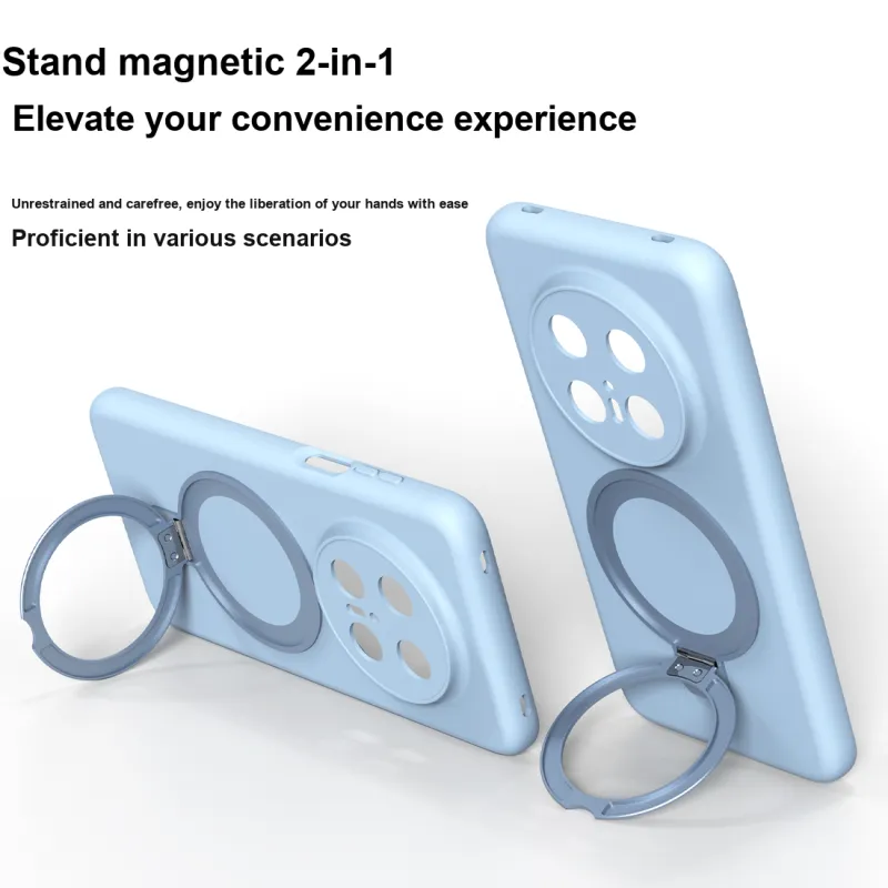 KRETA Silicone Material Magnetic Stand Phone Case Compatible With Huawei MATE70-18
