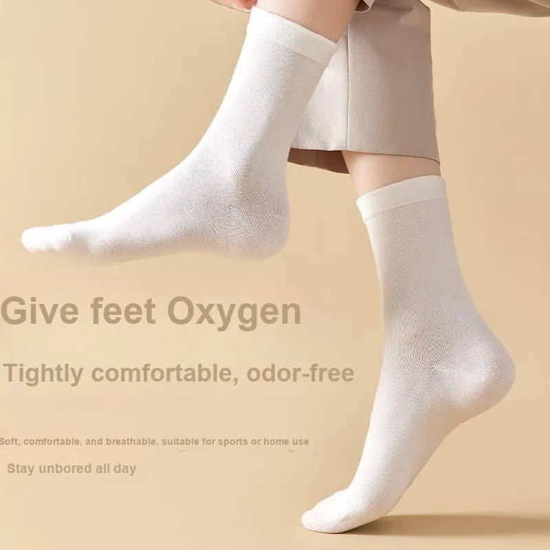 MIIOW Women's Mid Calf Socks-19