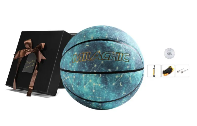 MILACHIC Confessions Collection PU Basketball Starry Blue Size 7 Training-6