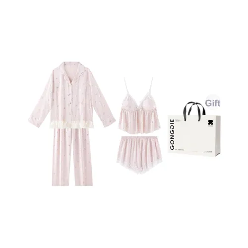 Gongdie Pajama Набор Женская Сумка для покупок