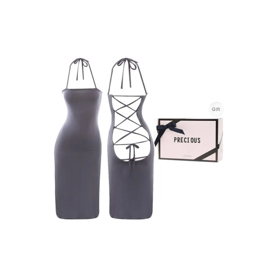 OEING Nightgown Women's Gift Box Set Gray