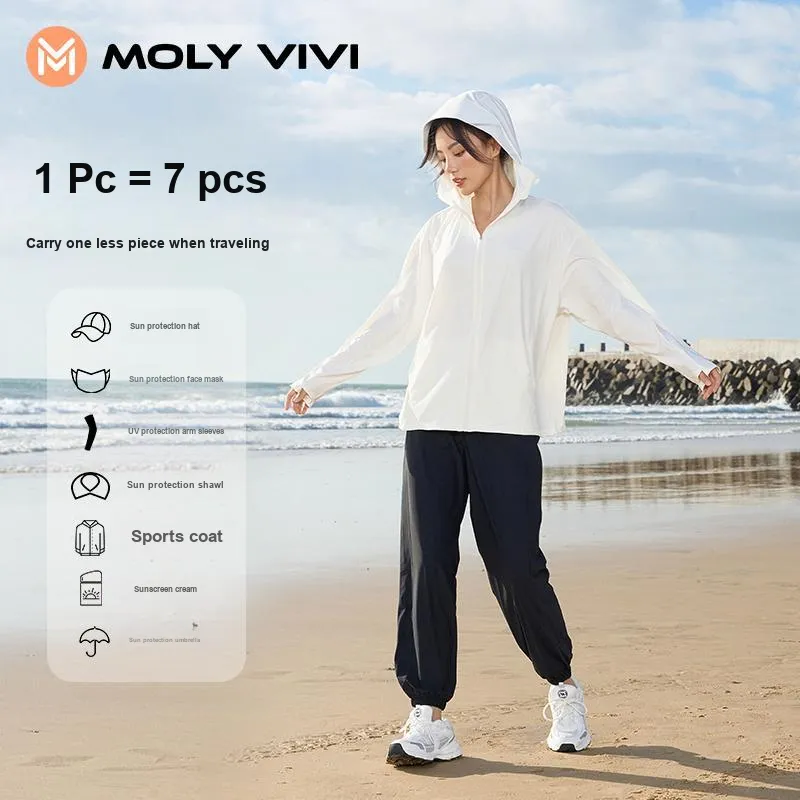 MOLY VIVI Breathable Insect Resistant Sun Protection Clothing Women's-119