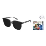 Vertical Logo-050-Transparent Gray Frame with Deep Gray Lens