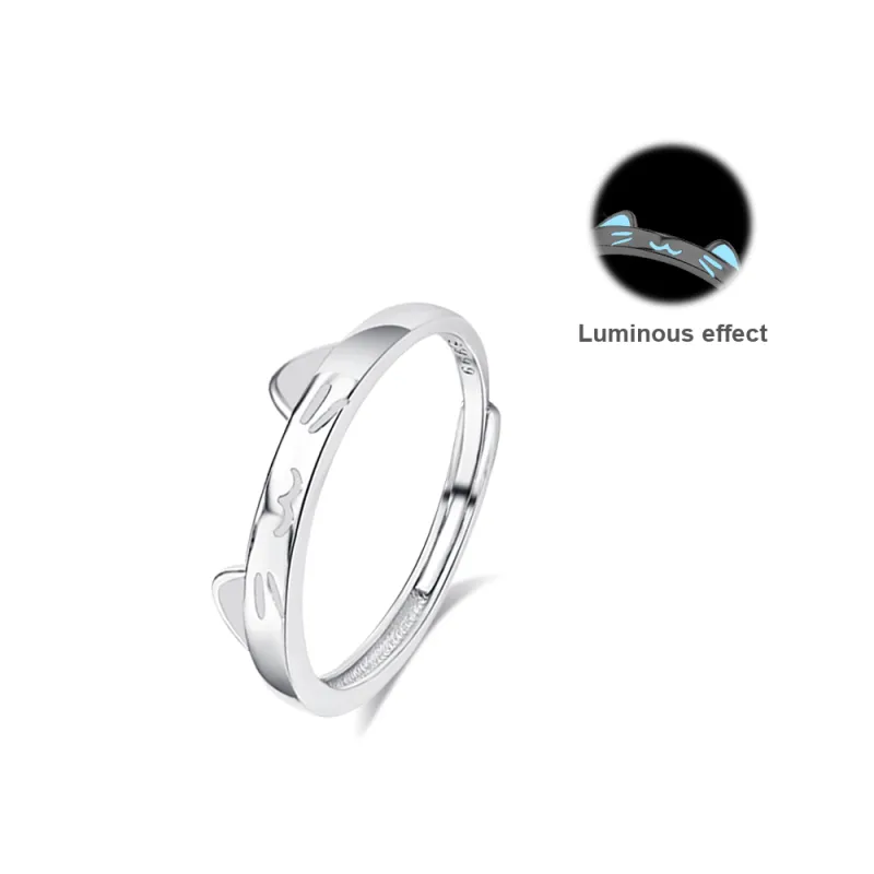 Fortune Gold Customizable Lettering Box Ring Unisex-4