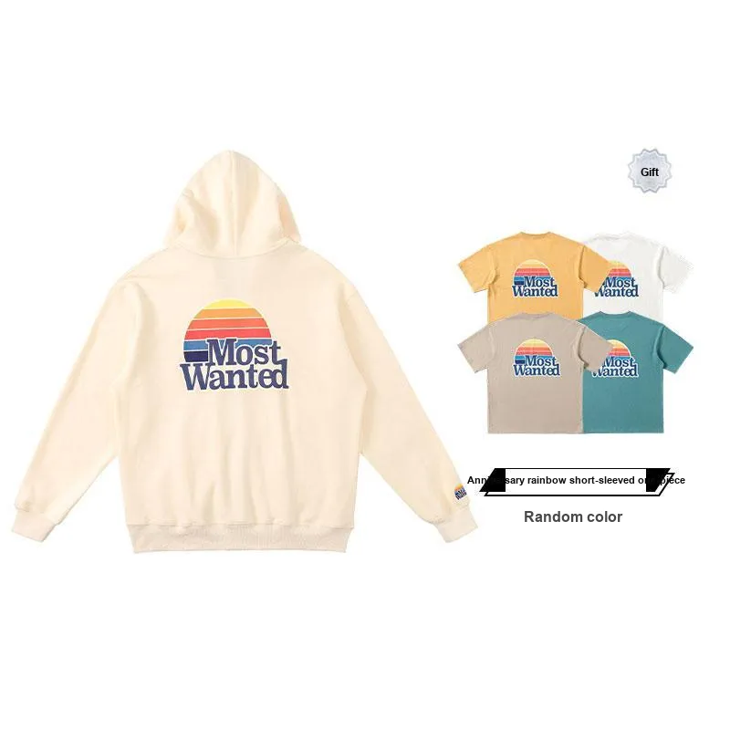 MostwantedLab Classic Rainbow Sweatshirt Spring Fall Unisex-27