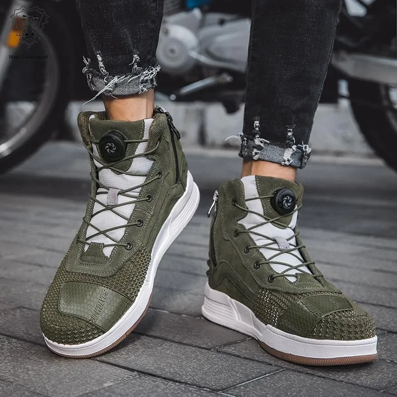 Swinsger Slip-Resistant High-Top Cycling Shoes Unisex-11