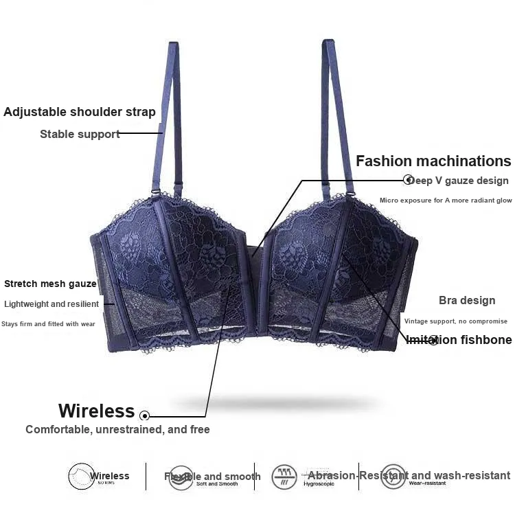DXTOXS Underwear Set Women's Blue-1