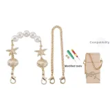 Saint Laurent Perfume Box Shell Handle Chain 33cm+Gold-Tone Decorative Chain 30cm[Includes Modified Tool]