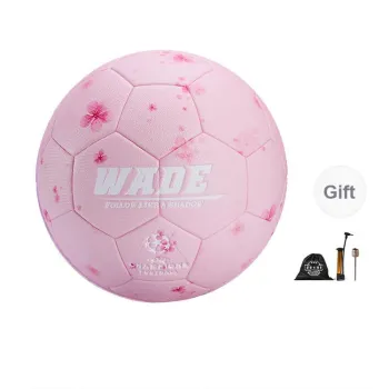 WADE Size 5 Soccer PU Seamless Thermal bonding Women's Pink Cherry Blossom Mix