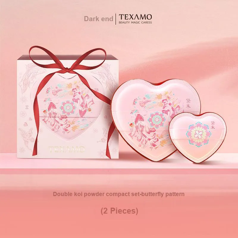 Texamo Xixiangfeng Chinese Style Collection Concealing Foundation Flock Setting Professional Makeup Sponge Tool-1