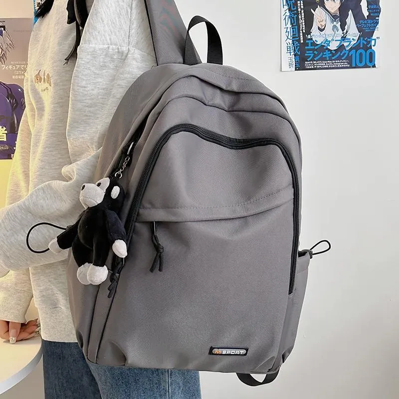 Parker Bear Nylon Backpack Regular Unisex Multicolor-14