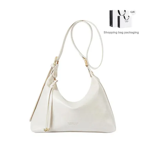 TUCANO PU Portable Crossbody Bag, Shoulder Bag Medium Size Women's Ecru