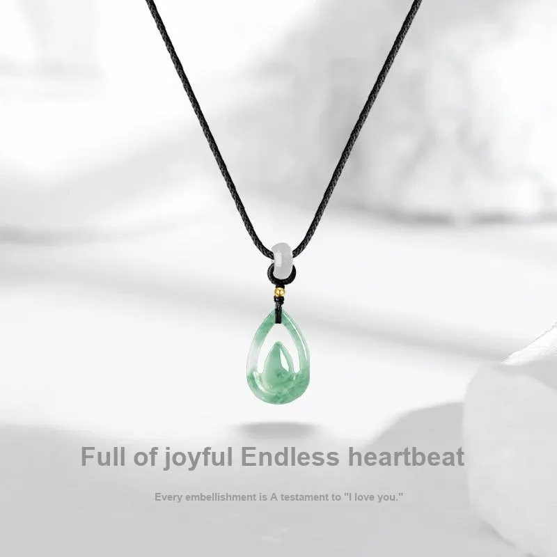 JUICY GRAPE African Emerald Necklaces Unisex-2