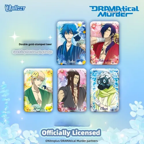 Nullset Dramatic Murder Цветочный дизайн Коллекция Значок Слепые коробки 10 Для Одиночной коробки Полной коробки