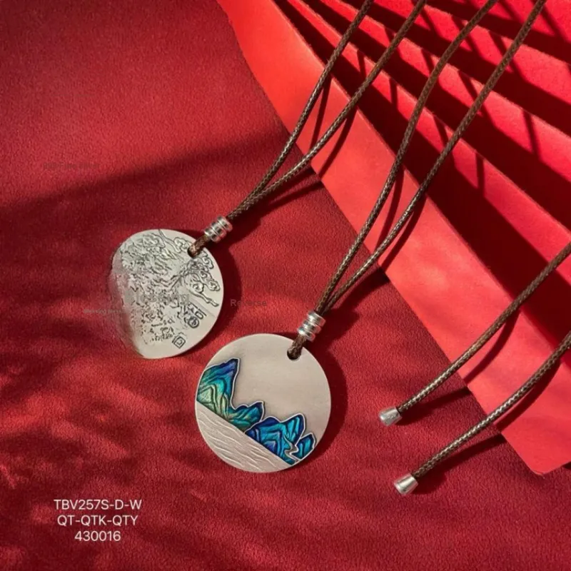 YUOFFICIAL S999 Fine Silver Pendants Unisex-3