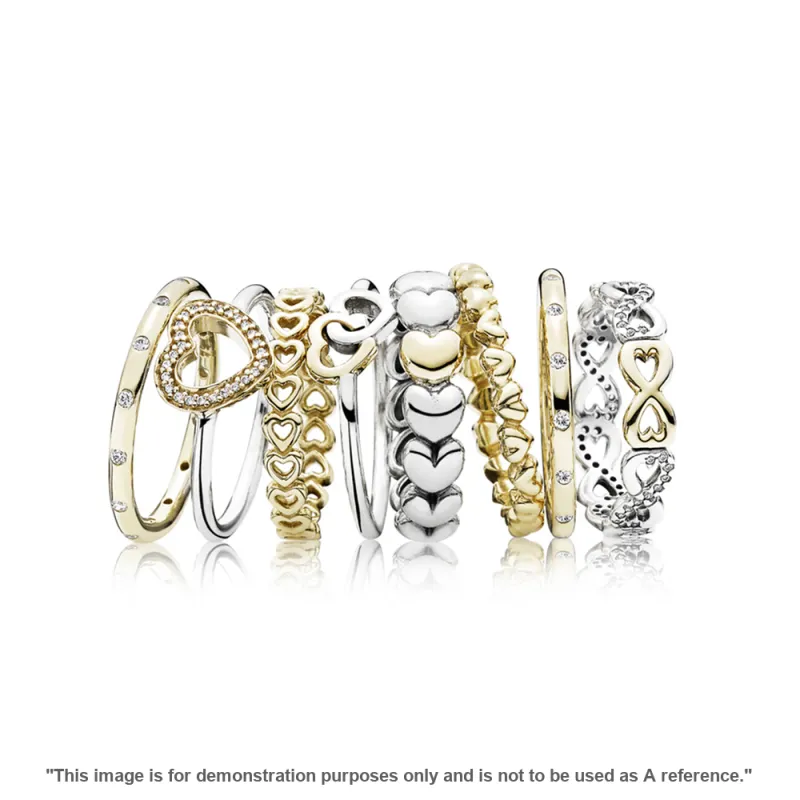 Pandora 925 Sterling Silver Rings Unisex-3